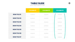 Table Infographics slide 23