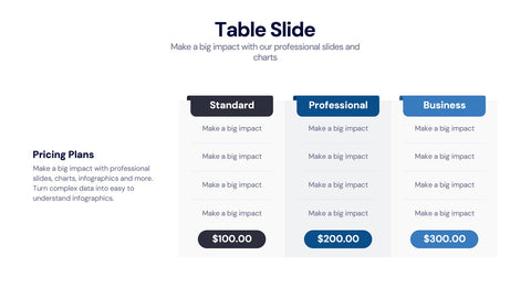 Table Infographics