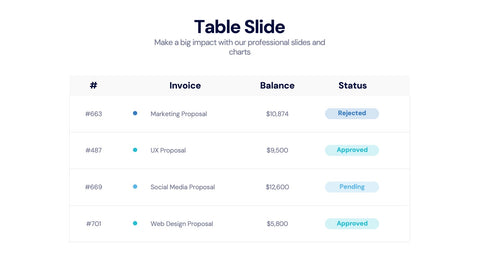 Table Infographics
