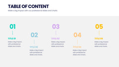 Table of Contents Infographics slide 11