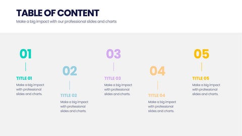 Table of Contents Infographics