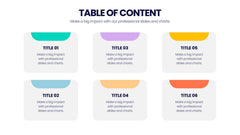 Table of Contents Infographics slide 15