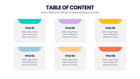 Table of Contents Infographics