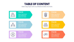 Table of Contents Infographics slide 17