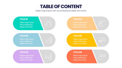 Table of Contents Infographics slide 19