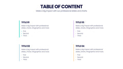 Table of Contents Infographics slide 9