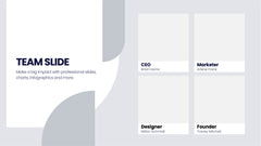 Team Infographics slide 2