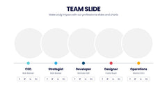 Team Infographics slide 4