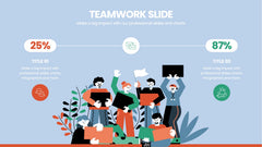 Teamwork Infographics slide 14