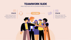 Teamwork Infographics slide 5