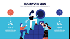 Teamwork Infographics slide 6