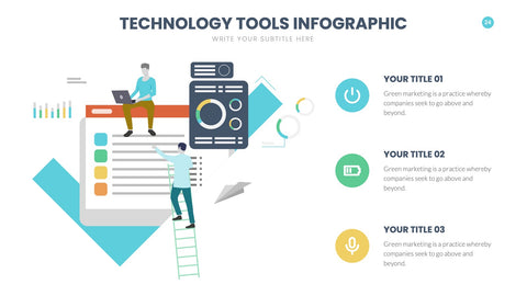 Technology Infographics for Tech Stacks & Architecture