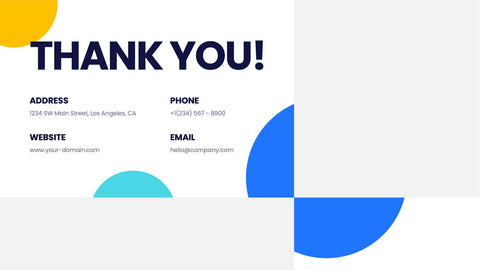 Thank You Infographics