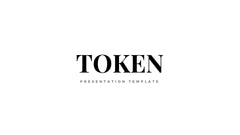 Token Minimal Presentation Template
