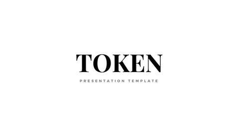 Token Minimal Presentation Template