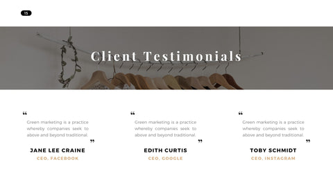 Token Minimal Presentation Template