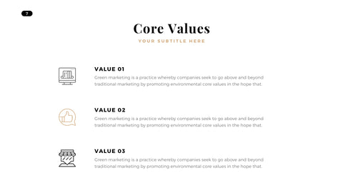 Token Minimal Presentation Template