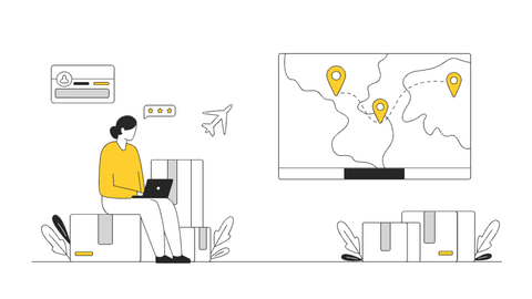 Transportation & Logistics Illustrations Pack