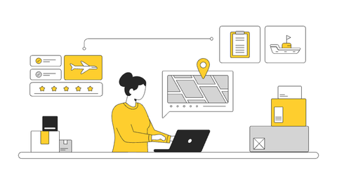 Transportation & Logistics Illustrations Pack