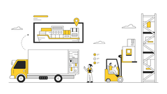 Transportation & Logistics Illustrations Pack
