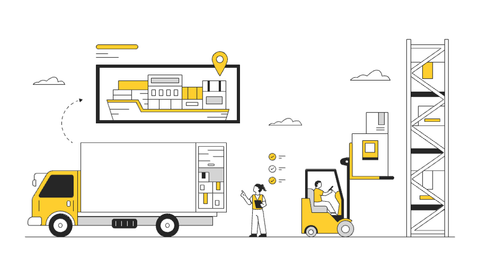 Transportation & Logistics Illustrations Pack