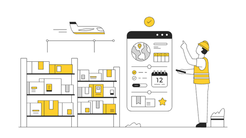 Transportation & Logistics Illustrations Pack