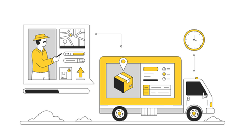 Transportation & Logistics Illustrations Pack