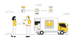 Transportation & Logistics Illustrations Pack