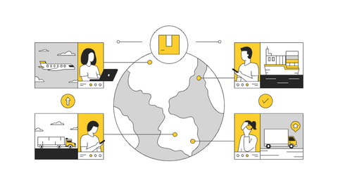 Transportation & Logistics Illustrations Pack