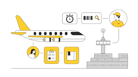 Transportation & Logistics Illustrations Pack