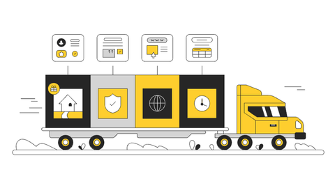 Transportation & Logistics Illustrations Pack
