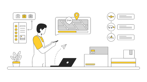 Transportation & Logistics Illustrations Pack