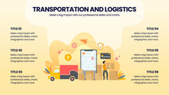 Transportation & Logistics Infographics slide 11