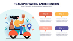 Transportation & Logistics Infographics slide 16