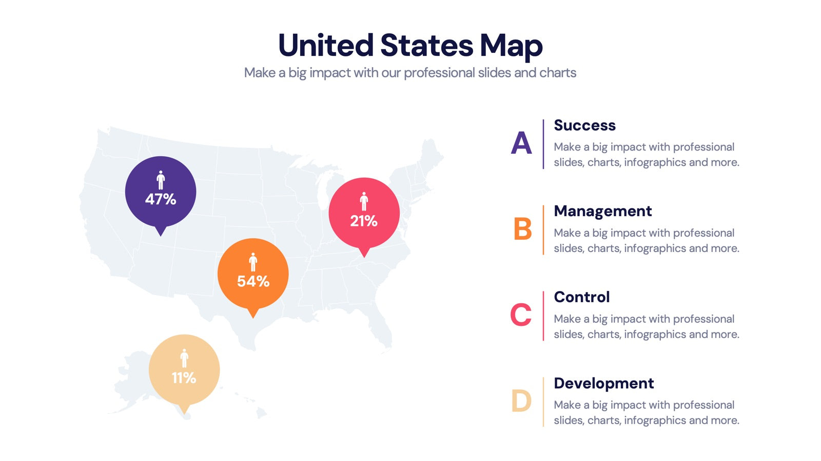 United States Maps Infographics