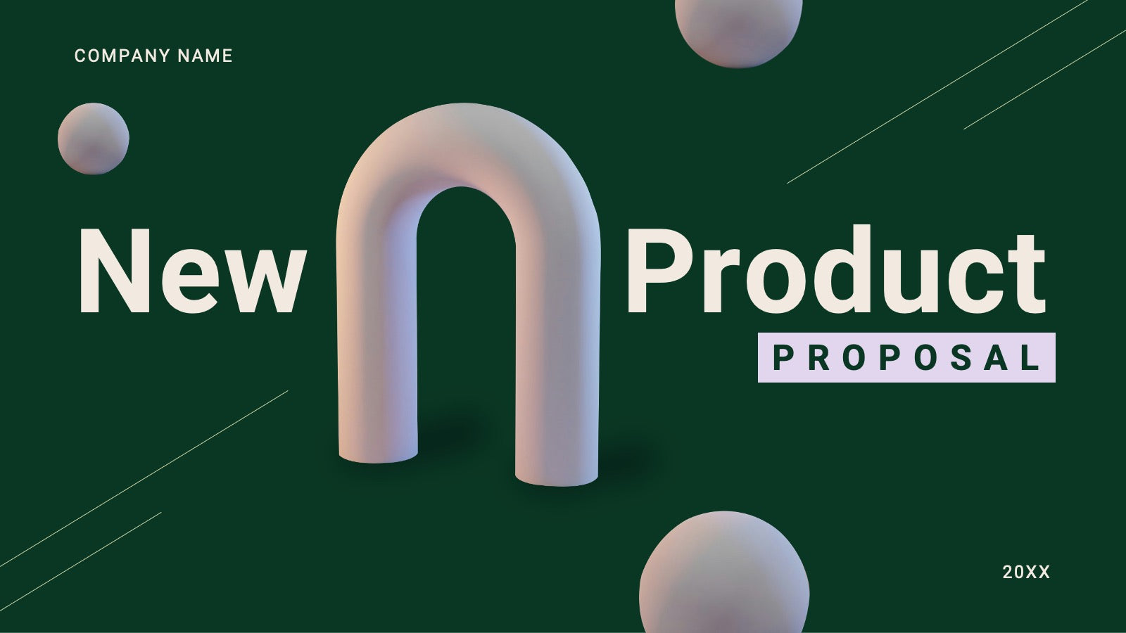 Unity New Product Proposal Presentation