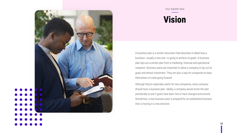 Validation Startup Presentation Template