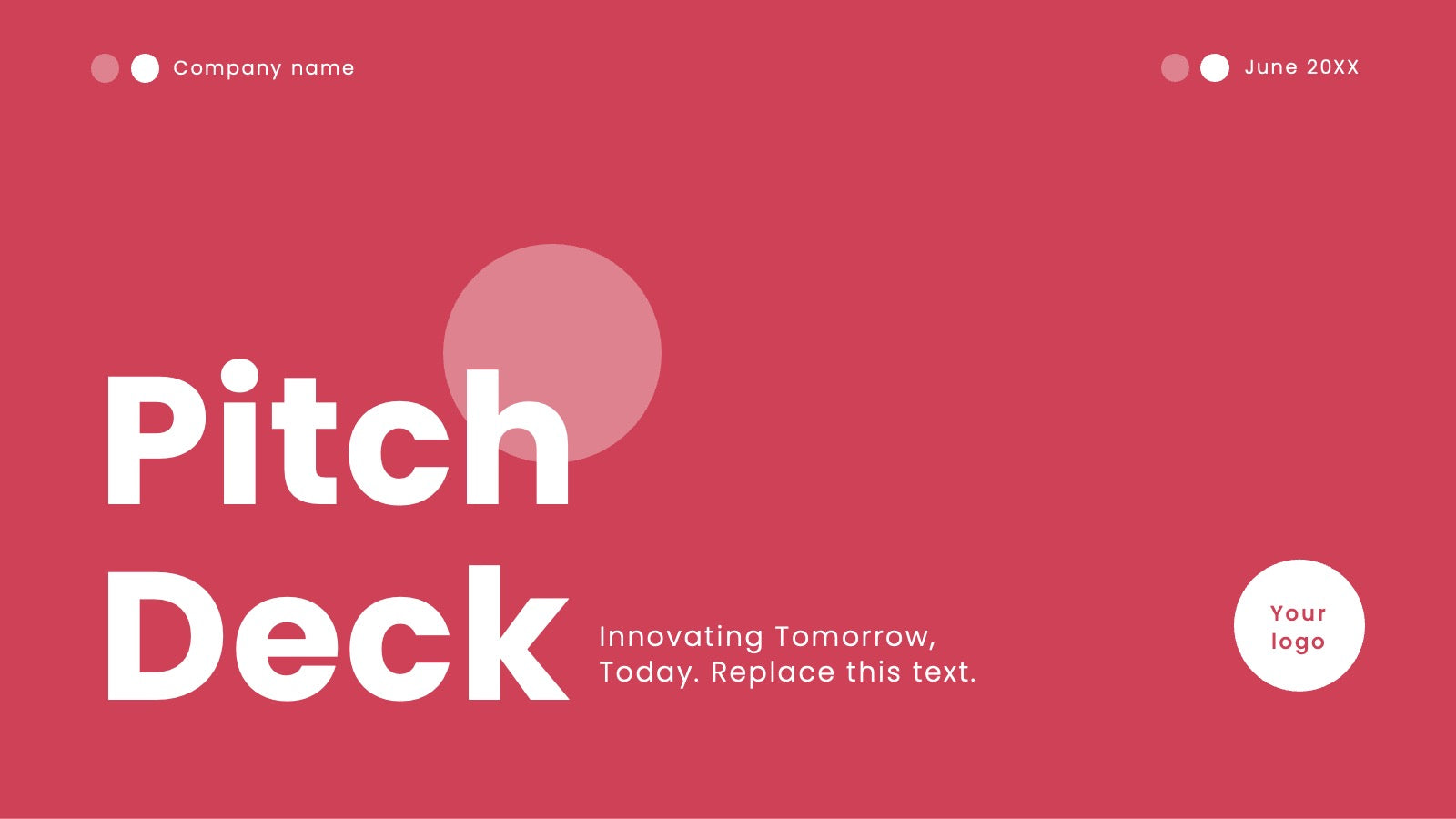 Vortex Startup Pitch Deck Template Presentation