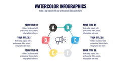 Watercolor Infographics slide 11