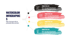 Watercolor Infographics slide 12