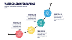 Watercolor Infographics slide 14