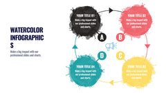 Watercolor Infographics slide 15
