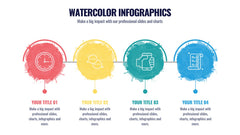 Watercolor Infographics slide 19