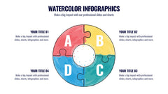 Watercolor Infographics slide 20