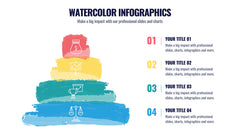 Watercolor Infographics slide 22