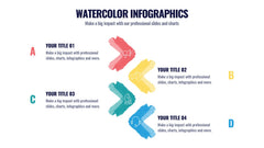 Watercolor Infographics slide 23