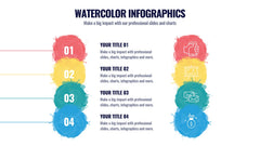 Watercolor Infographics slide 24
