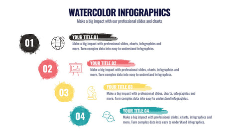 Watercolor Infographics