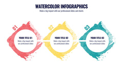 Watercolor Infographics slide 7