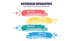 Watercolor Infographics slide 9